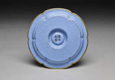 图片[4]-Cup and saucer with landscape and floral decor, Qing dynasty, Kangxi reign（1662-1722）-China Archive